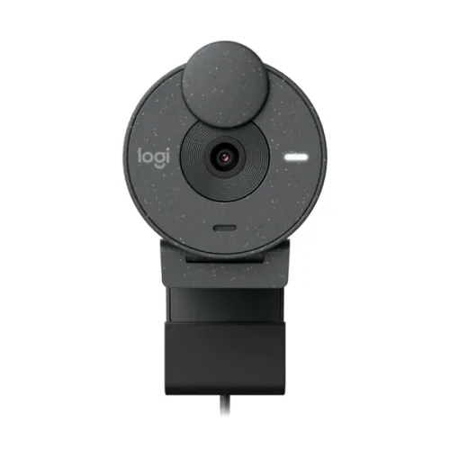 WEBCAM LOGITECH BRIO 300 | FULL HD | 1080p-30fps | NEGRO
