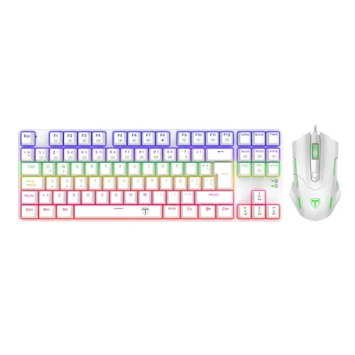 COMBO T-DAGGER ADVANCE FORCE T-TGS005-SP | TECLADO + MOUSE | BLANCO