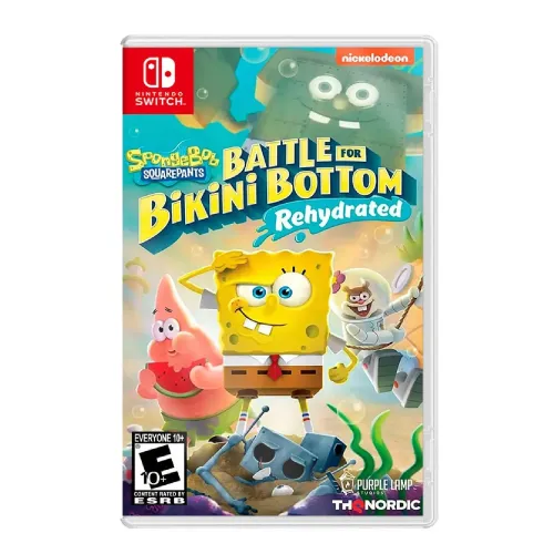 BOB ESPONJA SPONGEBOB SQUAREPANTS BATTLE FOR BIKINI BOTTOM REHYDRATED NINTENDO SWITCH