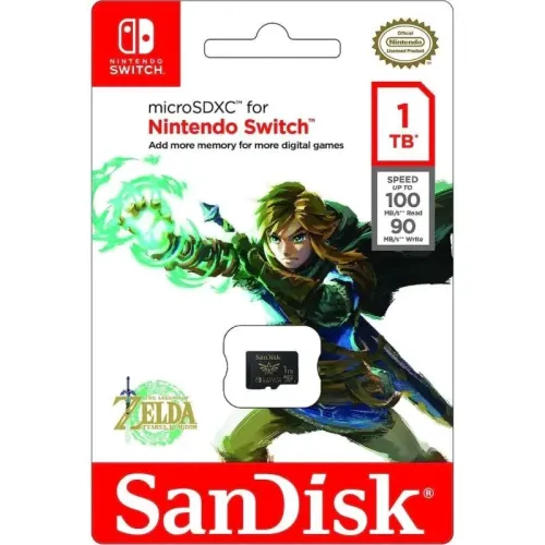 MEMORIA MICRO SD XC SANDISK 1TB C10 PARA NINTENDO SWITCH 